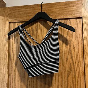 lululemon Long Line Energy Bra Striped (matching leggings listed)